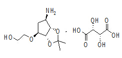 2-[[(3AR,4S,6R,6AS)-6-氨基四氢-2,2-二甲基-4H-环戊并-1,3-二恶茂-4-基]氧基]-乙醇 (2R,3R)-2,3-二羟基丁二酸盐.jpg