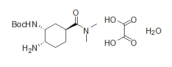 (1R,2S,5S)-1-氨基-4-(二甲基氨基羰基) -环己基-2-氨基甲酸叔丁酯草酸盐一水合物.jpg