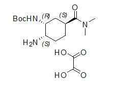 (1R,2S,5S)-1-氨基-4-(二甲基氨基羰基) -环己基-2-氨基甲酸叔丁酯草酸盐.jpg