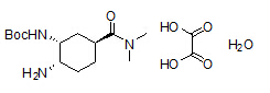 (1R,2S,5S)-1-氨基-4-(二甲基氨基羰基) -环己基-2-氨基甲酸叔丁酯草酸盐一水合物.jpg